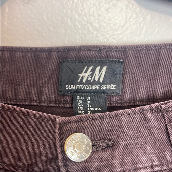 H&M Men's Slim Fit Shorts - Size 31 - Picture 2 of 3